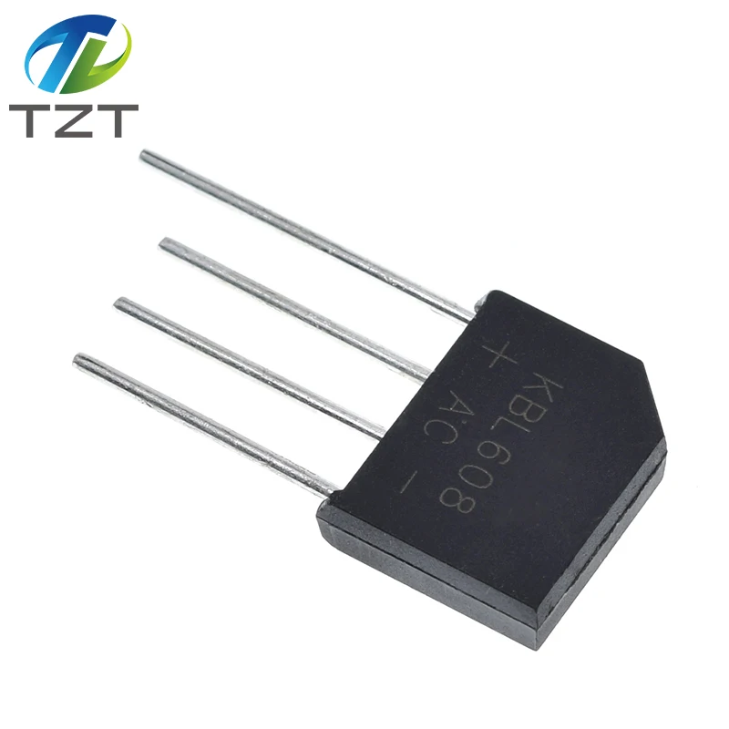 TZT 5/10PCS KBL608 KBL 608 6A 800V