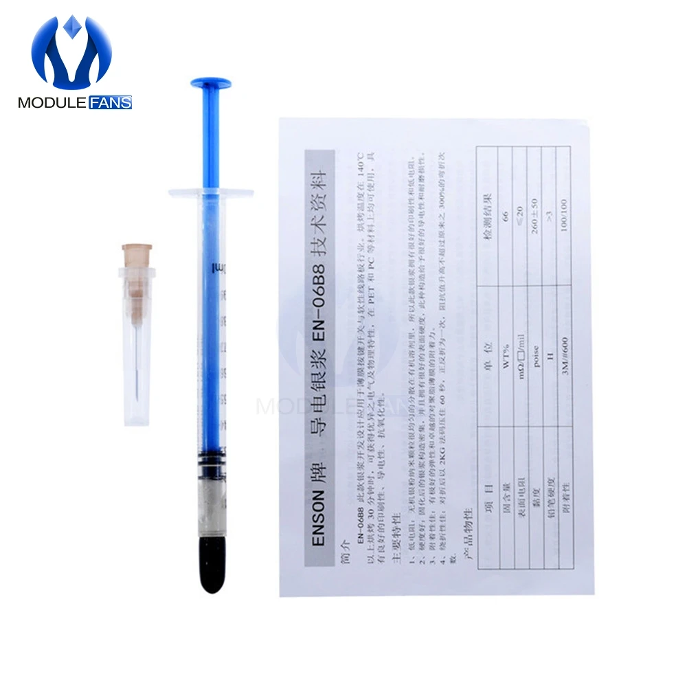 Silver Conductive 0.2ML Glue Wire Electrically Paste Adhesive Paint PCB Repair