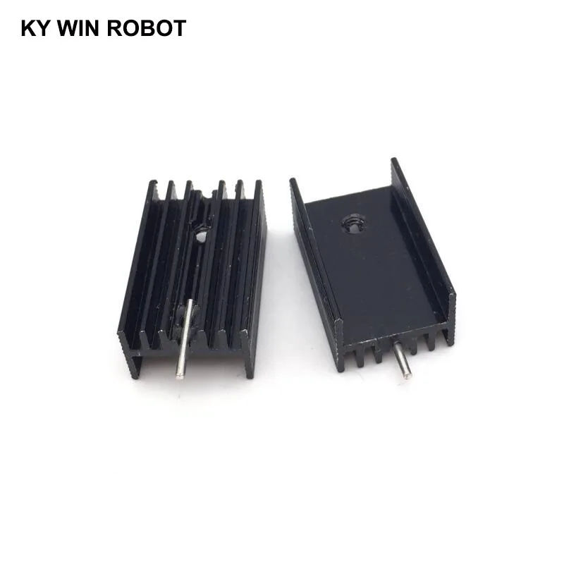10pcs Aluminium TO-220 Heatsink TO 220 Heat Sink Transistor Radiator TO220 Cooler Cooling 25*15*11MM With 1 Pin