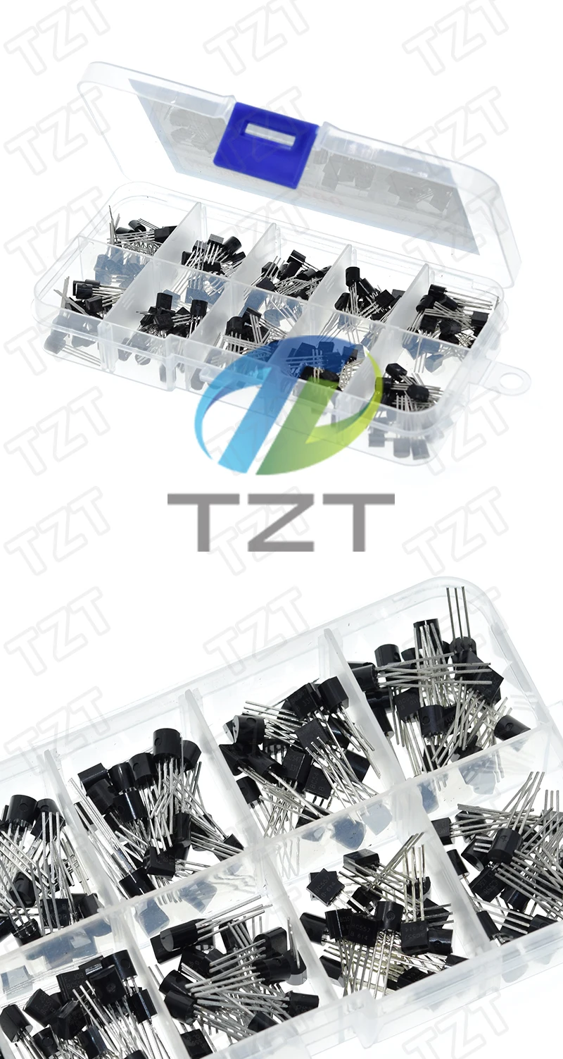 TZT 1BOX 200pcs=10 Values*20pcs BC327/BC337/BC517/BC547/BC548/BC549/BC550 BC556/BC557/BC558 For Power module