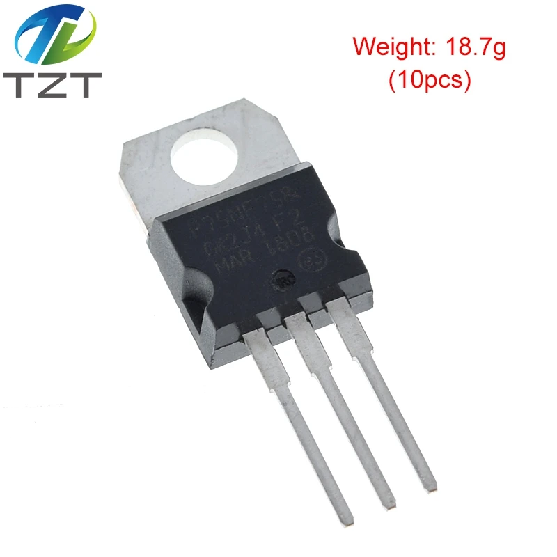 10/30PCS STP75NF75 P75NF75 75NF75