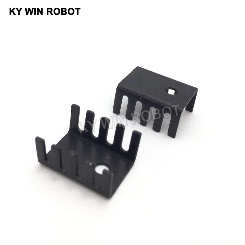 10PCS Black 15*10*20MM Triode Heat Sink 10*15*20MM TO-220 TO220 Transistor Aluminum Radiator Heat Sink Cooler Cooling 20*15*10MM