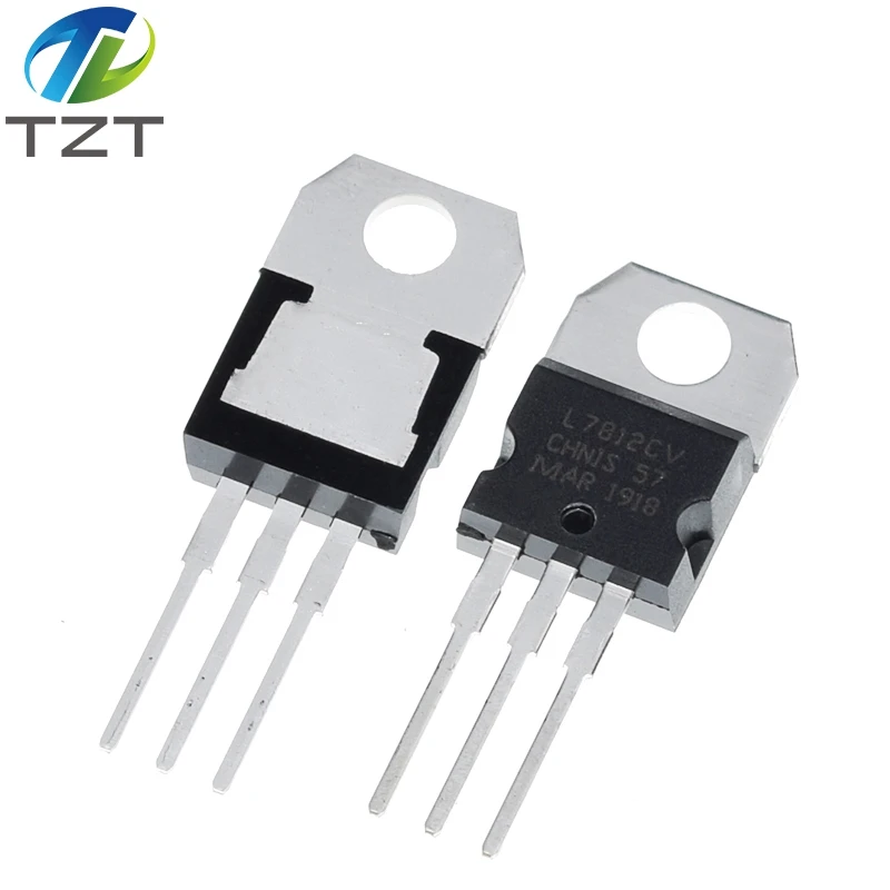 DIYTZT 10/30/50pcs L7812CV L7812 KA7812 MC7812 12V 1.5A Voltage regulator module