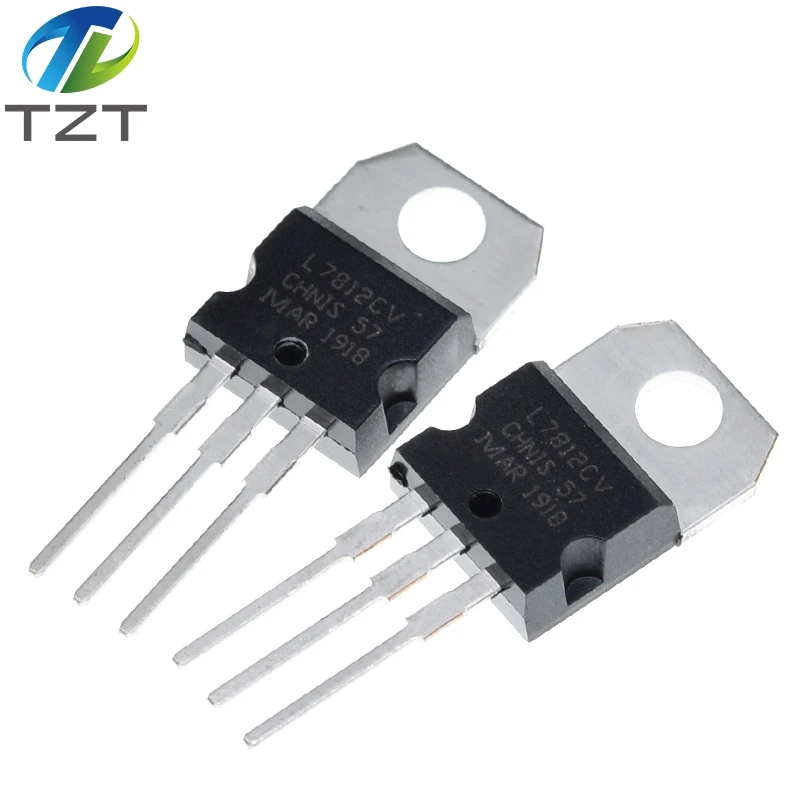 DIYTZT 10/30/50pcs L7812CV L7812 KA7812 MC7812 12V 1.5A Voltage regulator module
