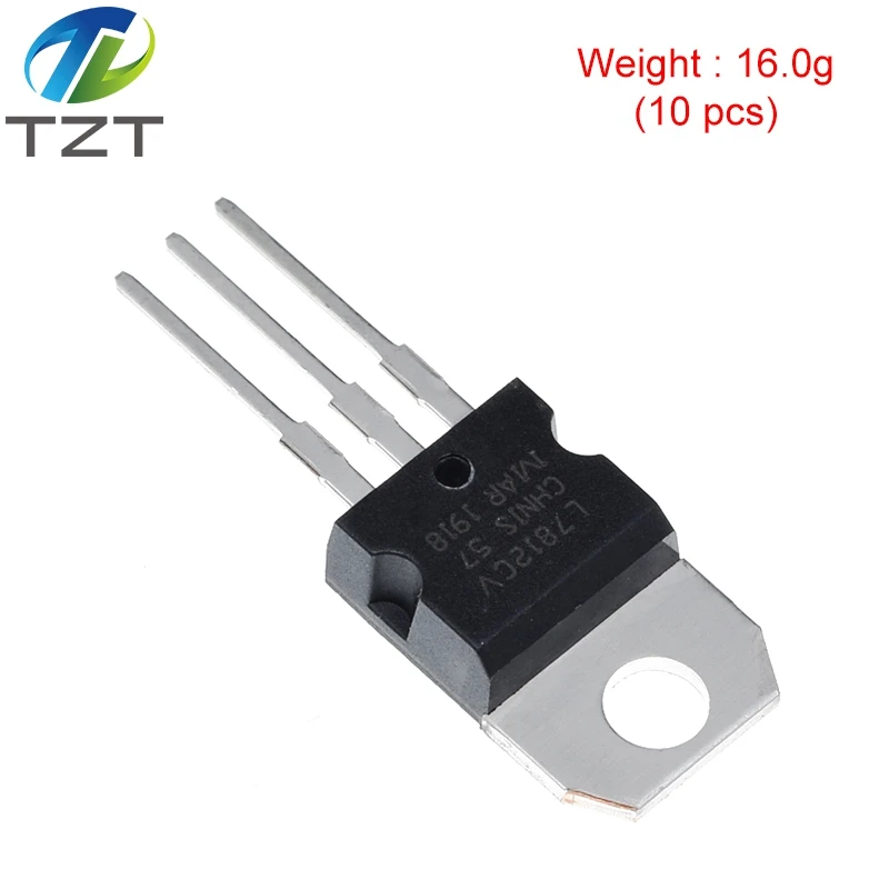 DIYTZT 10/30/50pcs L7812CV L7812 KA7812 MC7812 12V 1.5A Voltage regulator module