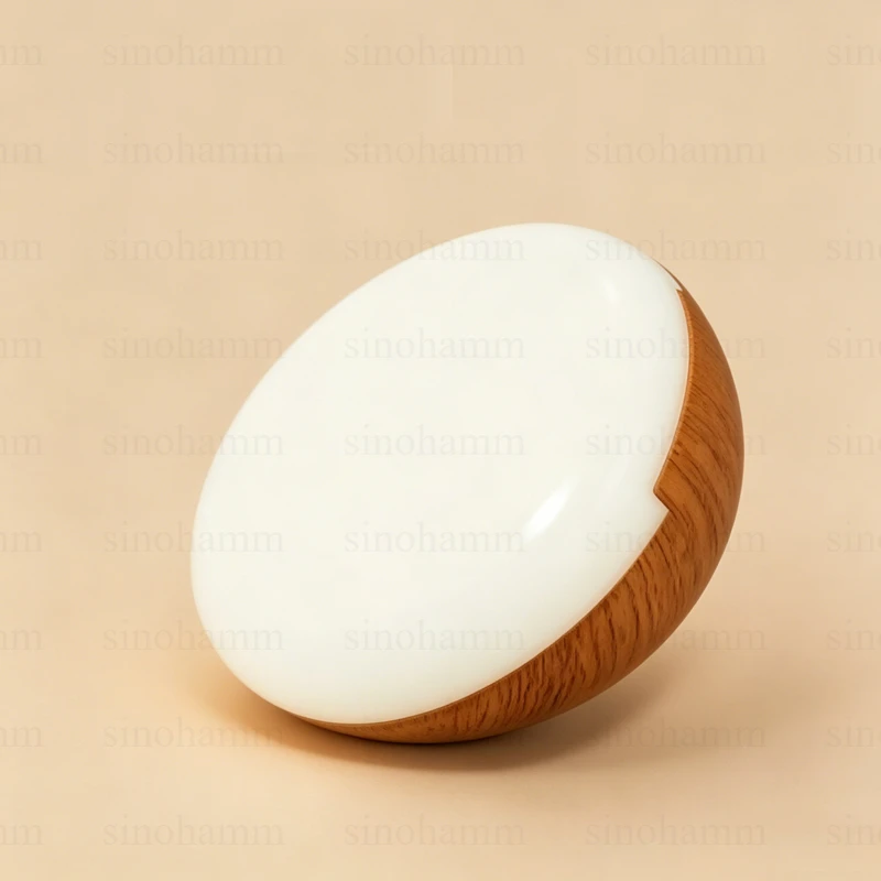 Rechargeable Touch Night Light Remote Control Stepless Dimming 3-Color Sleep Lamp No Blue Bedside 620-630nm Red Eye-Caring