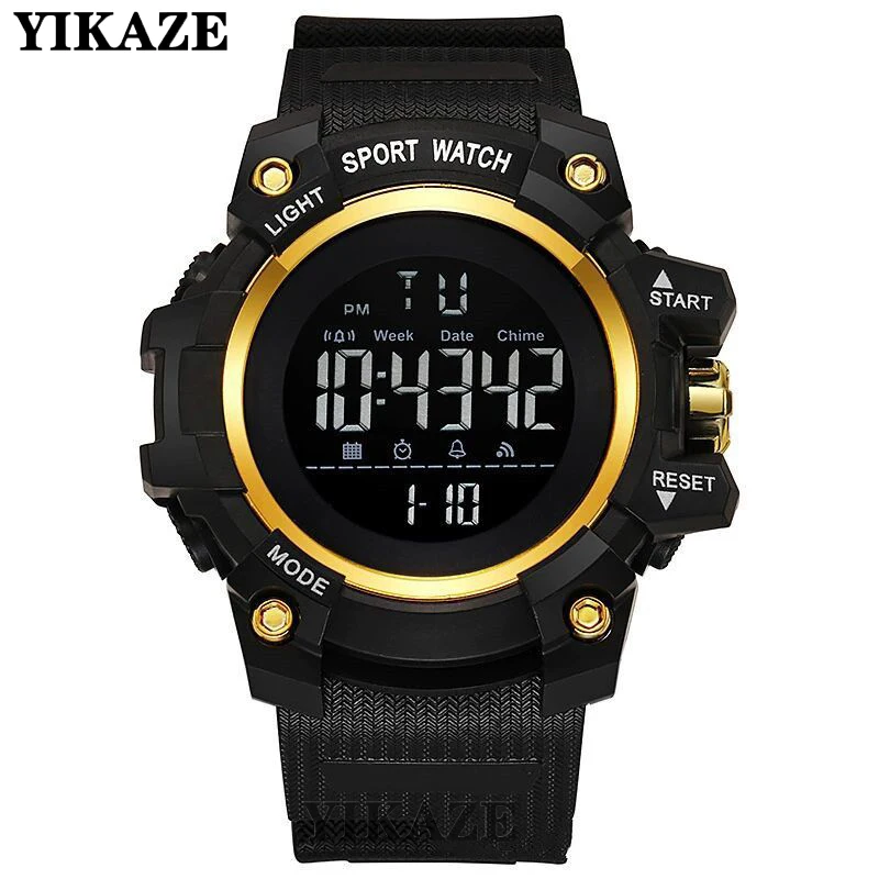 Military Men Watch Men's Digital Watches Sports Electronic Wristwatch 50MM Large Dial Clock Waterproof Sport Watch for Boy Child