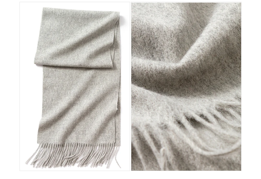 Solidlove Wool Winter Scarf Women Scarves Adult Scarves for Ladies 100% Wool Scarf Women Fashion Cashmere Poncho Wrap