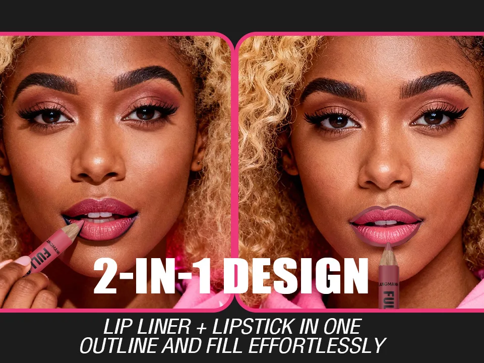 Waterproof Matte Lipliner Pencil Brown Contour Tint Lipstick Pen Long Lasting 12 Color Wooden Lip Liner Pencil Full-lip Makeup