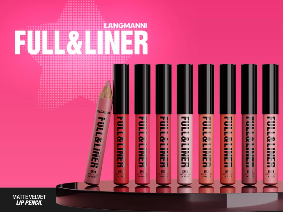 Waterproof Matte Lipliner Pencil Brown Contour Tint Lipstick Pen Long Lasting 12 Color Wooden Lip Liner Pencil Full-lip Makeup