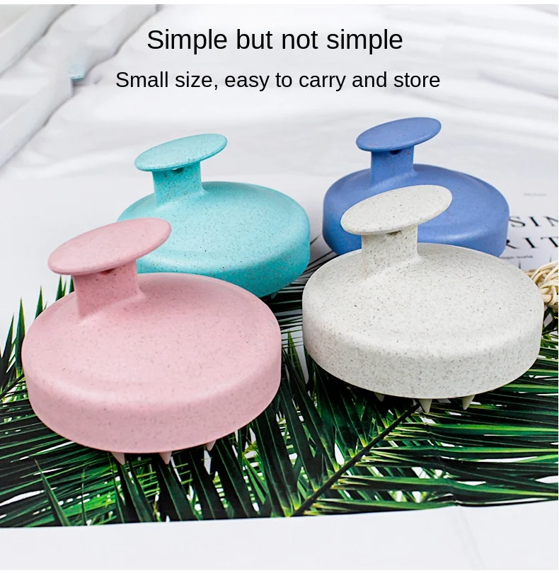 Head Cleansing and Massage Wet and Dry Scalp Massage Brush Soft Massage Cushioned Airbag Non-invasive Scalp Deep Conditioning