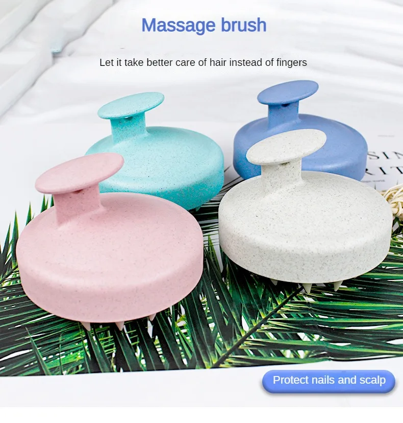 Head Cleansing and Massage Wet and Dry Scalp Massage Brush Soft Massage Cushioned Airbag Non-invasive Scalp Deep Conditioning