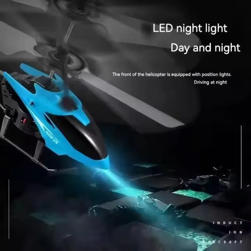 Remote Safe Fall-resistant RC Helicopters Drone Rechargeable Mini RC Drone Children Toys with Random Color Wings