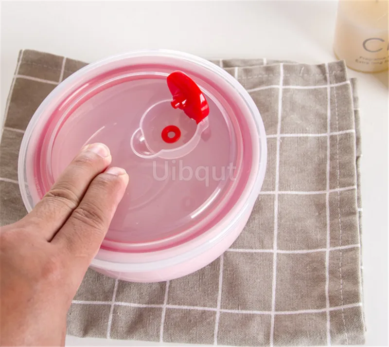 Silicone Food Packaging Bowl Lid round Silicone Lid Pot Reusable Elastic Seal Fresh Sealing Cover Instant Noodles Bowl Cover