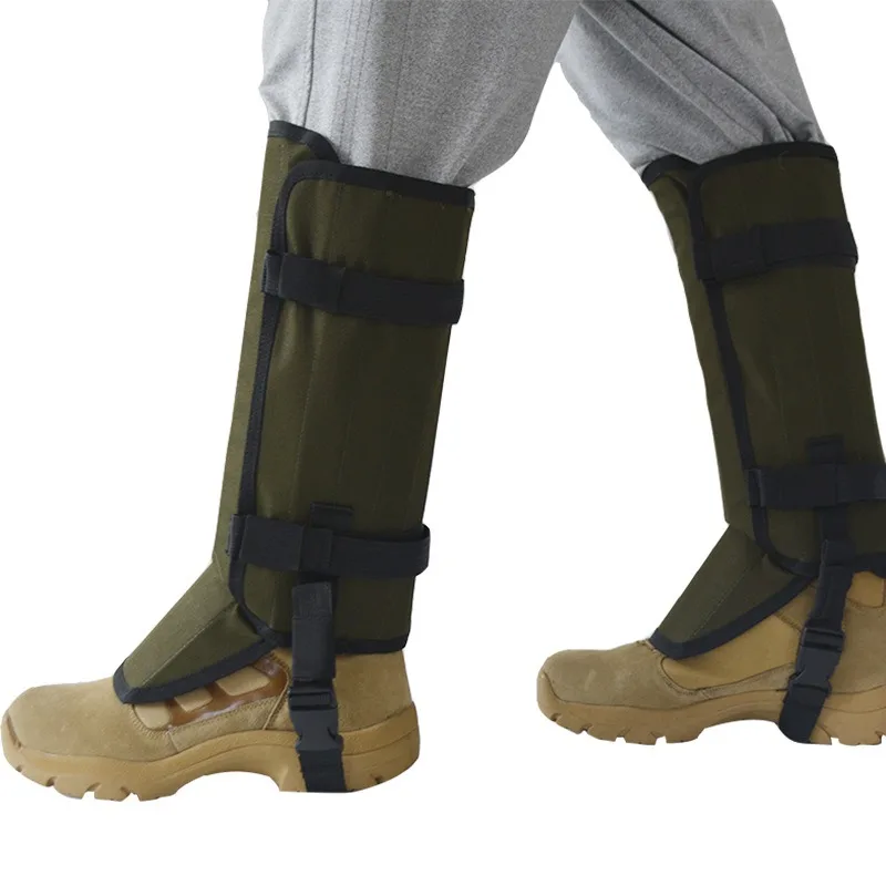 Knee Sleeve Snow Boot Gaiters Snake Bite Protection Waterproof Adjustable Hunting Mountain Climbing Hiking Walking Leg Gaiters