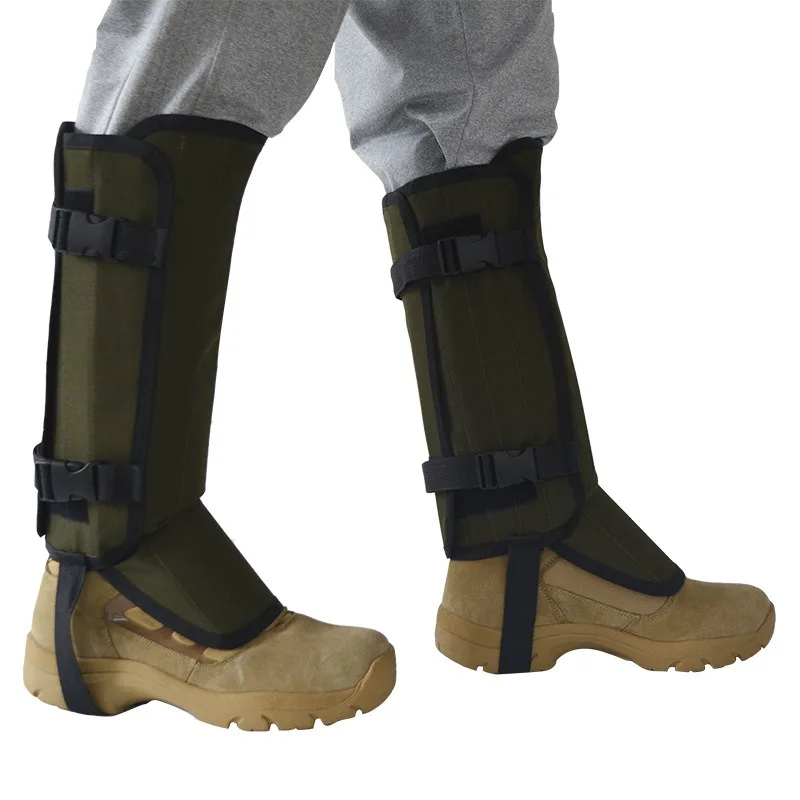 Knee Sleeve Snow Boot Gaiters Snake Bite Protection Waterproof Adjustable Hunting Mountain Climbing Hiking Walking Leg Gaiters