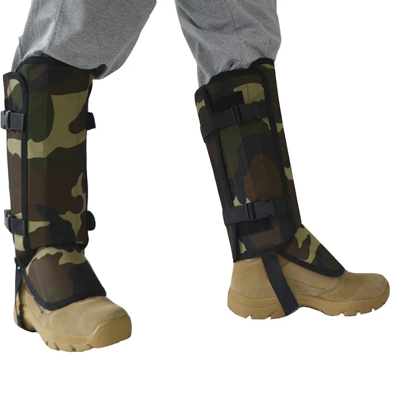 Knee Sleeve Snow Boot Gaiters Snake Bite Protection Waterproof Adjustable Hunting Mountain Climbing Hiking Walking Leg Gaiters