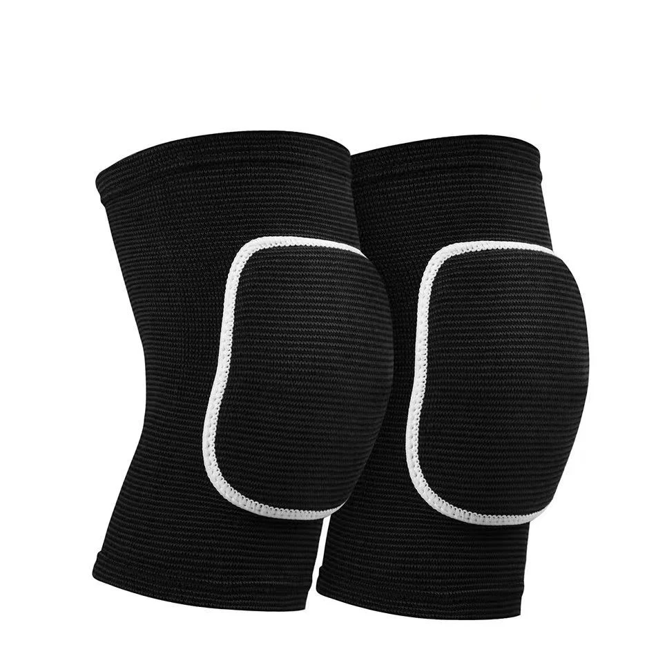 1Pair Sports Knee Pads Breathable Dancing Volleyball Soccer Patella Brace Support Unisex Gym Fitness Yoga EVA Sponge Kneepad