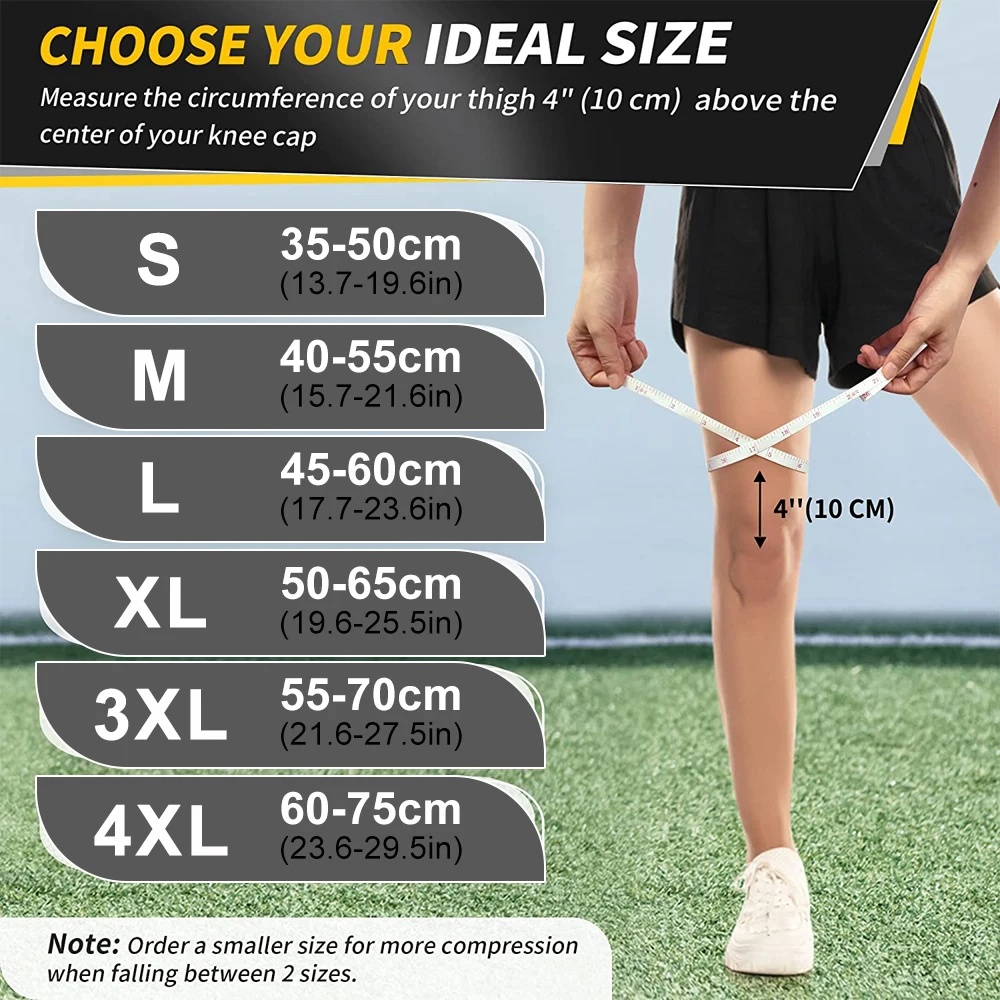 2pcs Plus Size Knee Pads Compression Knee Support for Obese Men Women Heavy-Duty Anti-slip Arthritis Relief Fitness Knee Cover