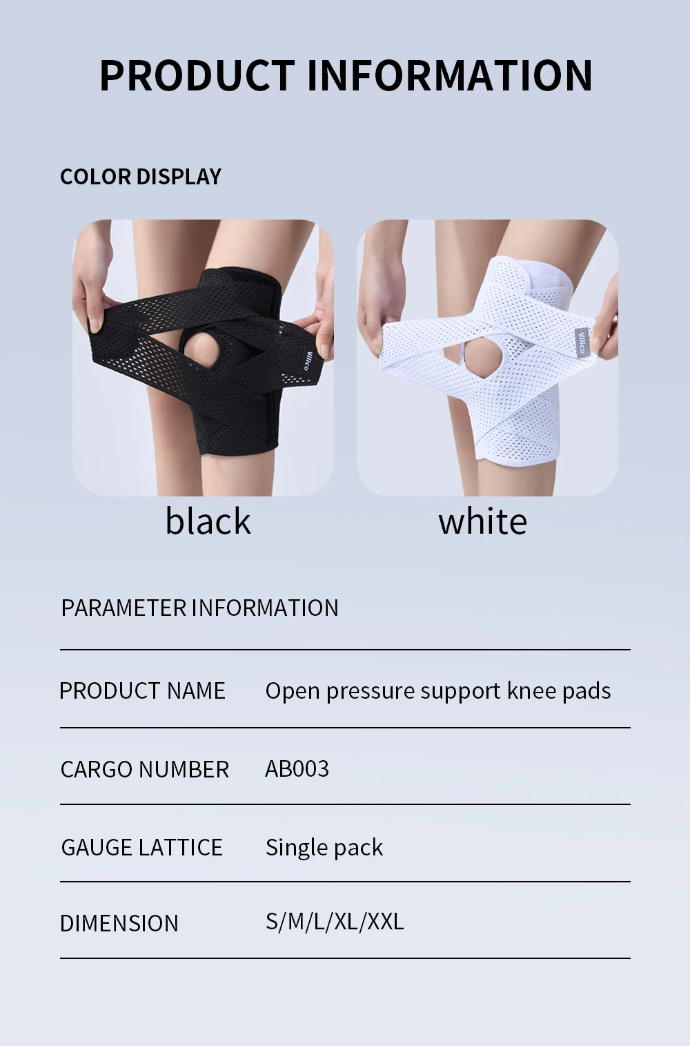 1PCS Adjustable Sports Knee Pad Knee Pain Relief Patella Stabilizer Brace Support for Hiking Soccer Basketball Running Sport