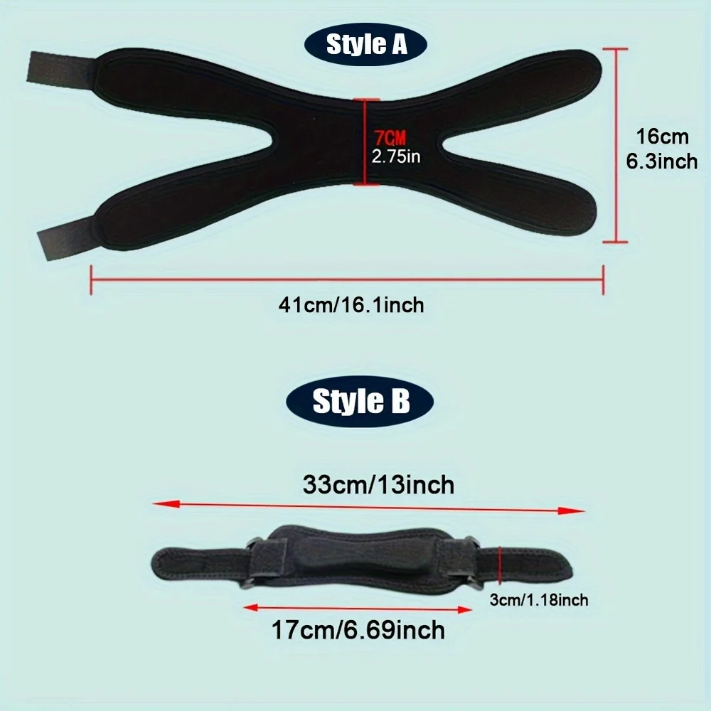 1/2pcs Patella Knee Strap Professional Anti-Slip Adjustable Knee Stabilizer Pads Basketball Running Jumping Knee Wrap Band