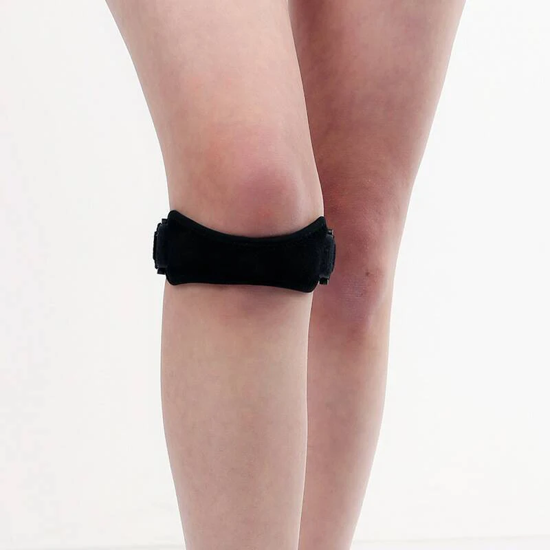 1/2pcs Patella Knee Strap Professional Anti-Slip Adjustable Knee Stabilizer Pads Basketball Running Jumping Knee Wrap Band