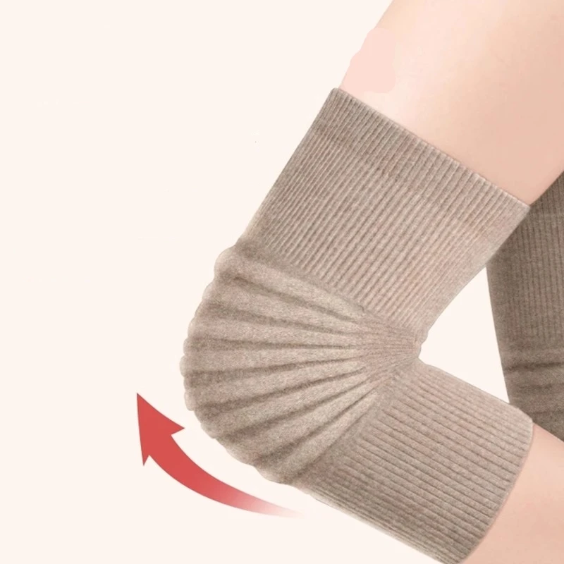 Warm Knitted Cashmere Knee Warmer Autumn Winter