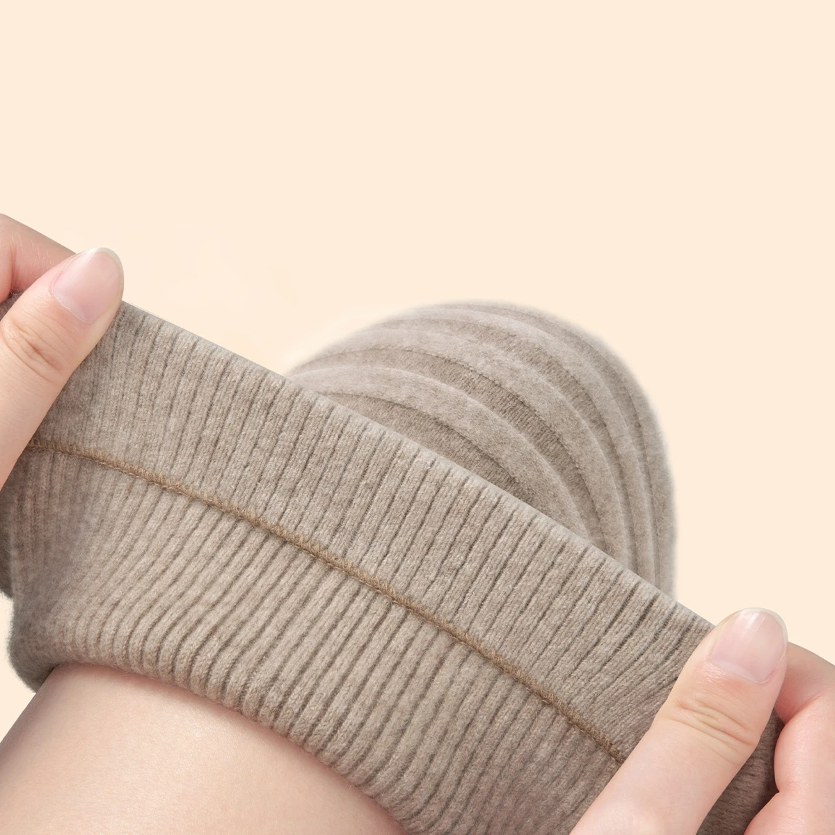 Warm Knitted Cashmere Knee Warmer Autumn Winter