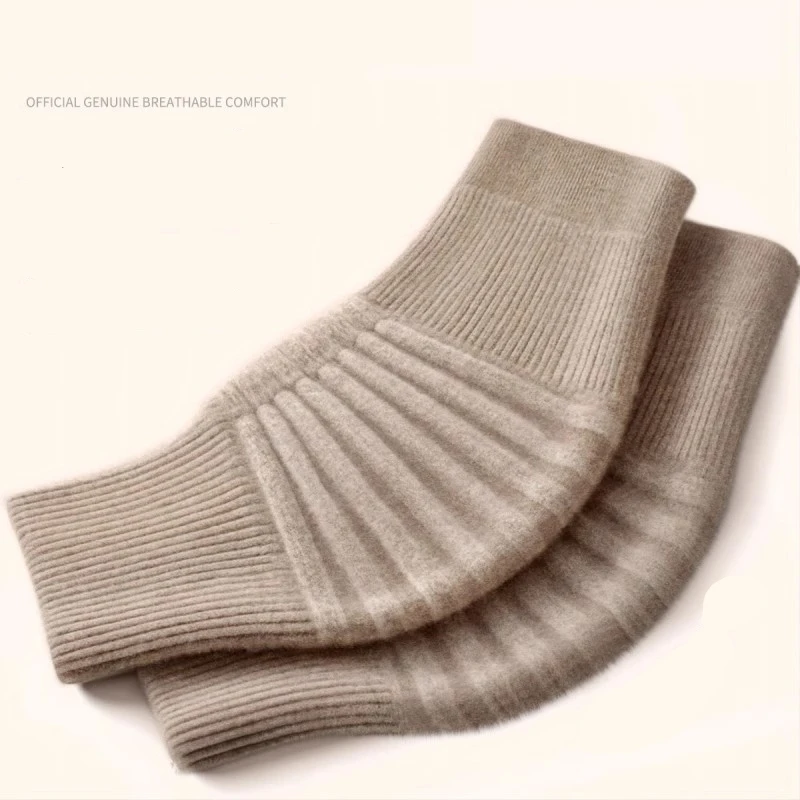 Warm Knitted Cashmere Knee Warmer Autumn Winter