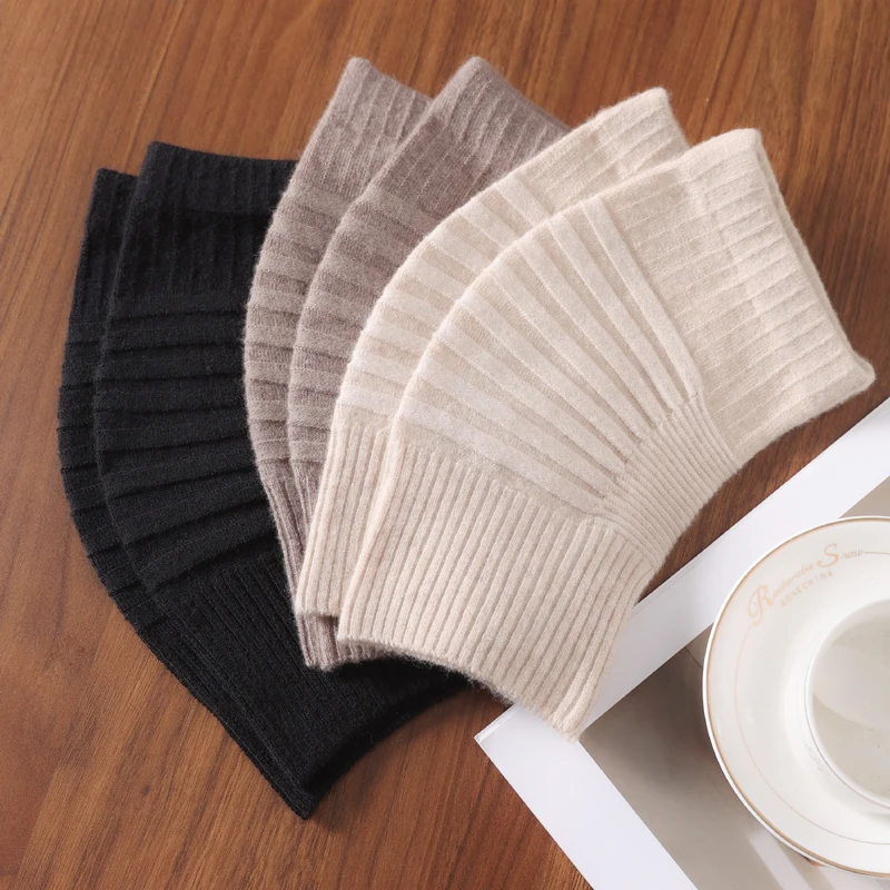 1 Pair Men Women Cashmere Knee Support Brace Leg Warmer Winter Warm Thermal Wool Kneepad Thicken Knee Pads Sleeve Knee Protector