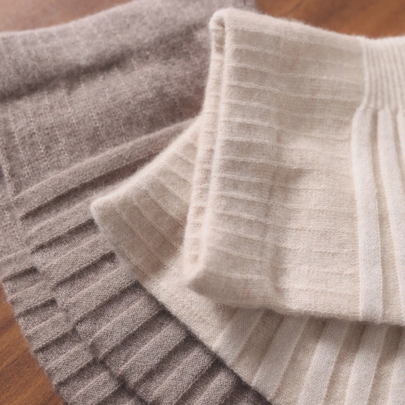 1 Pair Men Women Cashmere Knee Support Brace Leg Warmer Winter Warm Thermal Wool Kneepad Thicken Knee Pads Sleeve Knee Protector
