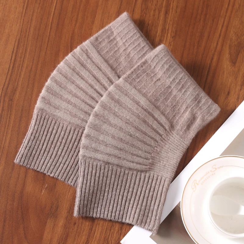 1 Pair Men Women Cashmere Knee Support Brace Leg Warmer Winter Warm Thermal Wool Kneepad Thicken Knee Pads Sleeve Knee Protector