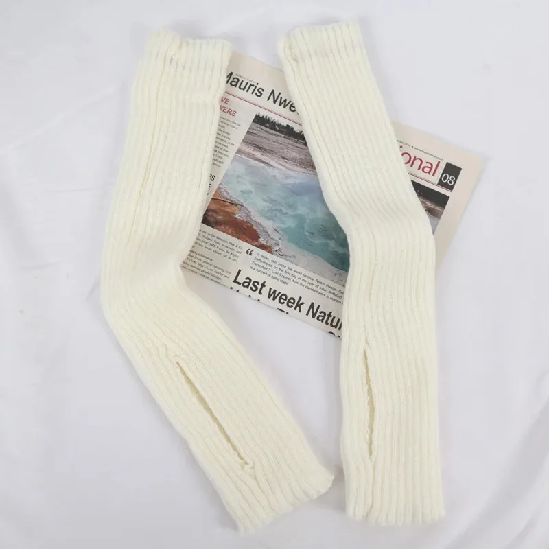 Winter Knitted Leg Warmers for Women Girls Female Boot Socks Yoga Warm Leg Cover for Gym Fitness Dance Stretching Warm