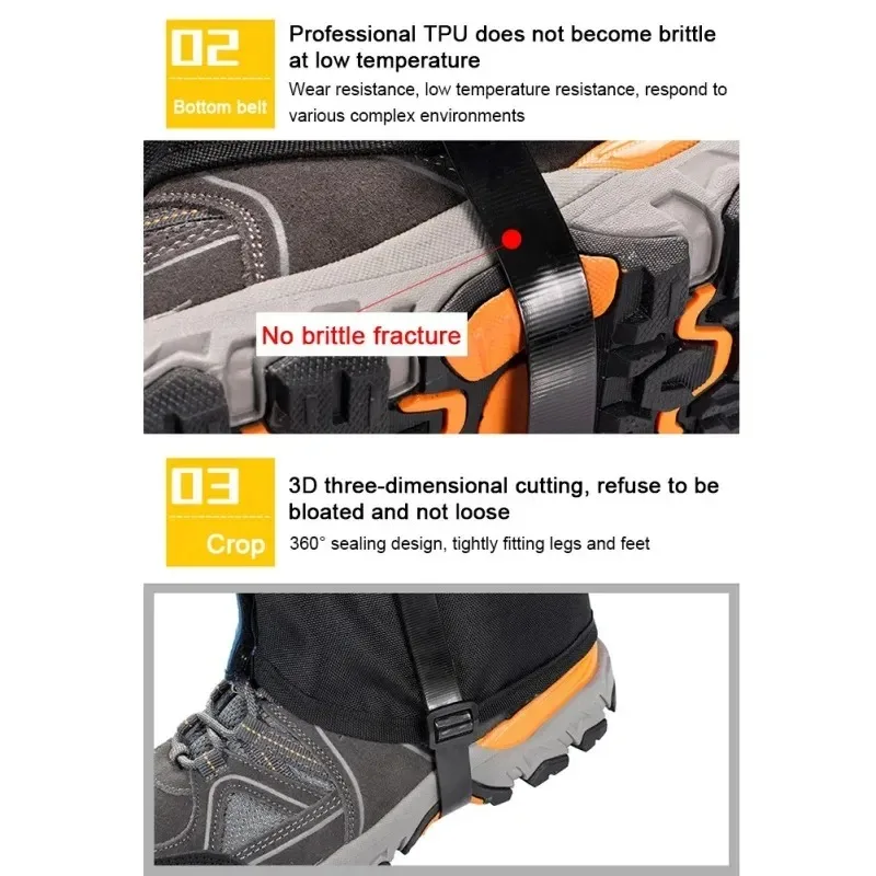 1 Pair Outdoor Knee Sleeve Travel Leg Warmers Waterproof Tourist Knee Sleeve