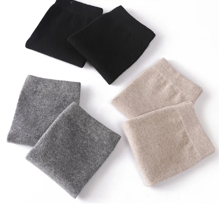 100%Wool Knitted Warm Knee Warmer For Woman and Man 2025 Autumn Winter