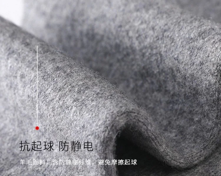 100%Wool Knitted Warm Knee Warmer For Woman and Man 2025 Autumn Winter