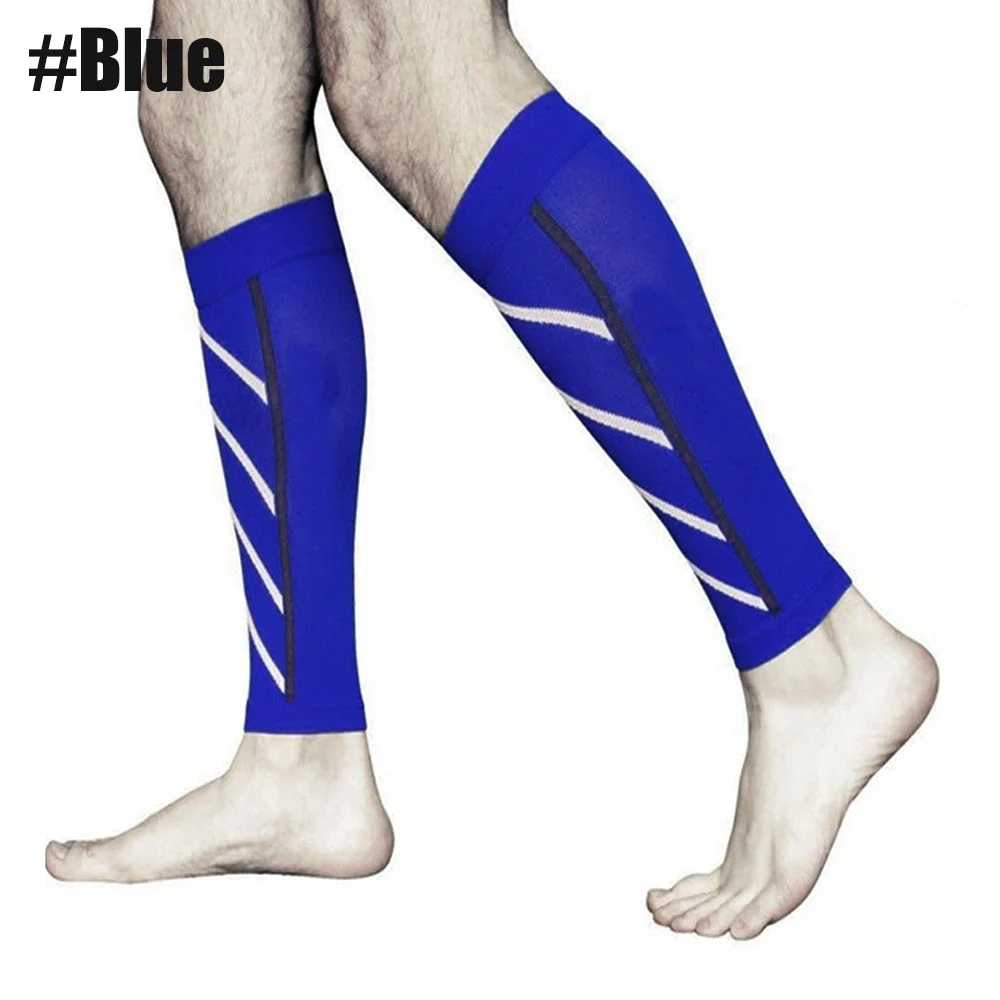 1Pair Calf Compression Sleeve  20-30mmHg Women Men Footless Running Leg Socks Shin Splints Varicose Veins Marathon Leg Sleeves