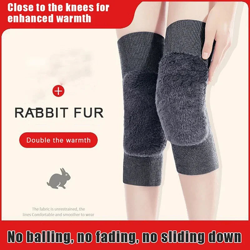 1/2/3Pairs Winter Thermal Knee Pads Compression Women Men Elderly Cold Resistant Arthritis Knee Support Running Knee Protector