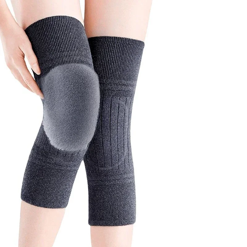1/2/3Pairs Winter Thermal Knee Pads Compression Women Men Elderly Cold Resistant Arthritis Knee Support Running Knee Protector
