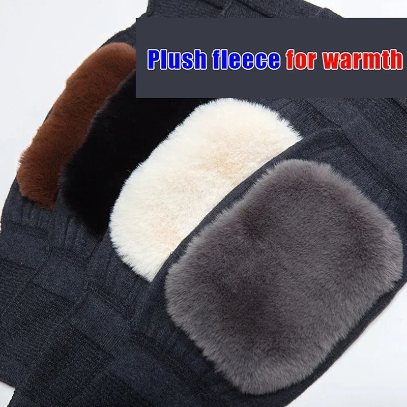 1/2/3Pairs Winter Thermal Knee Pads Compression Women Men Elderly Cold Resistant Arthritis Knee Support Running Knee Protector