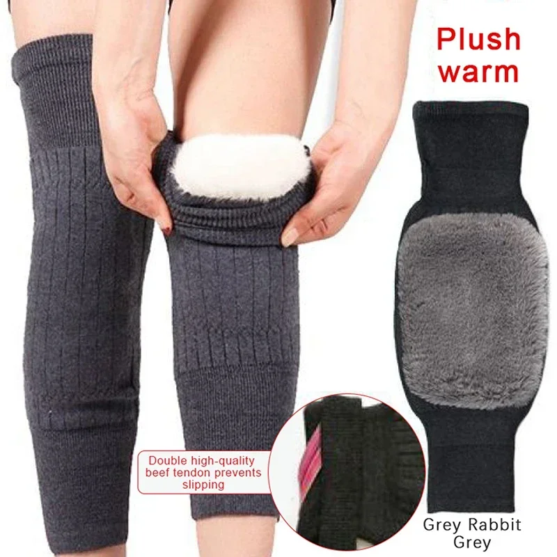 1/2/3Pairs Winter Thermal Knee Pads Compression Women Men Elderly Cold Resistant Arthritis Knee Support Running Knee Protector