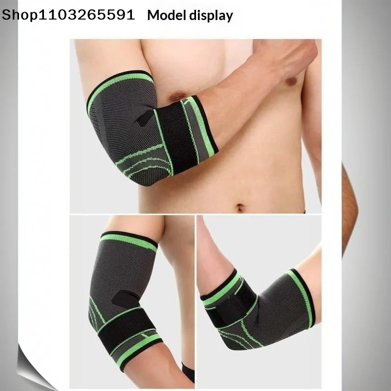1Pc Elbow Support Elastic Gym Fitness Nylon Protective Pad Absorb Sweat Sports Safety Basketball Arm Sleeve Elbow Brace
