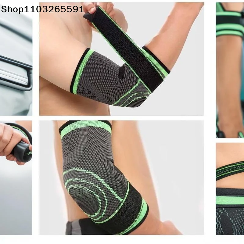 1Pc Elbow Support Elastic Gym Fitness Nylon Protective Pad Absorb Sweat Sports Safety Basketball Arm Sleeve Elbow Brace