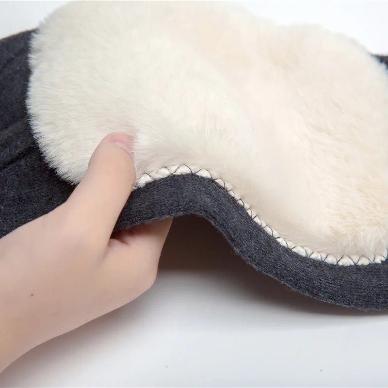 Men Women Autumn Winter Fleece Knee Pads Outdoor Cold-Resistant Leg Warmers Middle-Aged Man Thick Knit Knee Pads Woman Stretchy