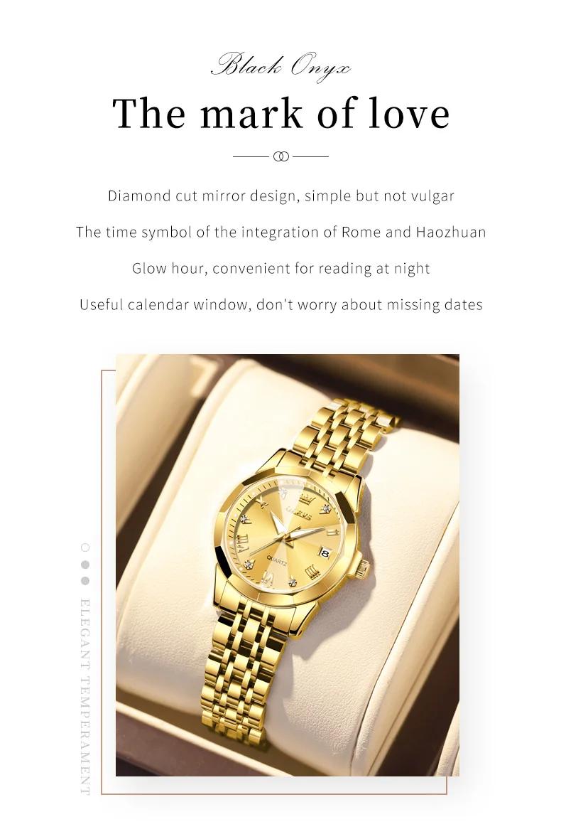 OLEVS 9931 Watch For Men Women Roman Scale Quartz Couple Watch Rhombus Mirror Auto Date Wristwatch Luxury Waterproof Hand Clock