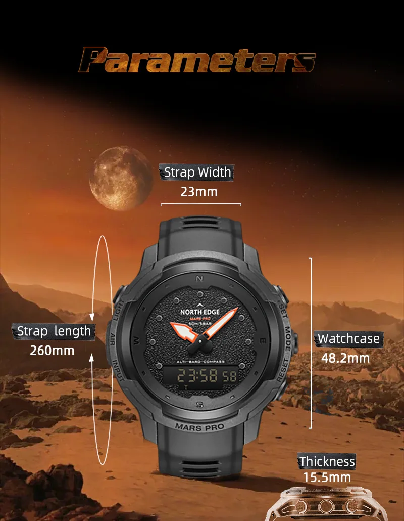 Sports Watch High Pressure Waterproof Electronic Watch