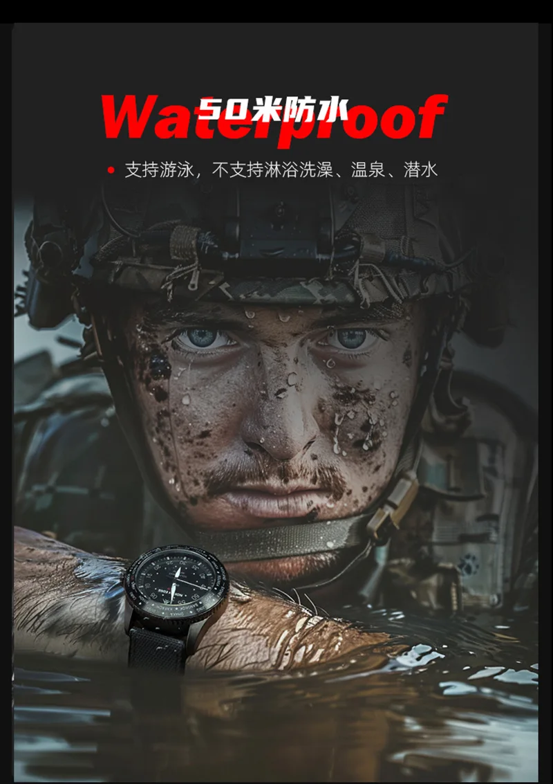 2026 Outdoor Sports Electronic Watch Solar Charging Luminous Waterproof Endurance Light Energy Driven Pointer Watch