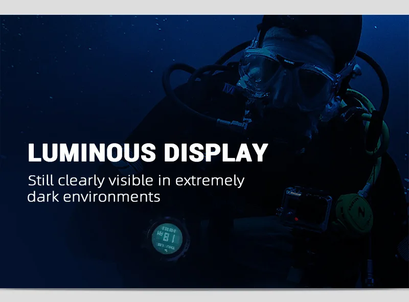 NORTH EDGE AQUA Waterproof Diving Computer Watch with Compass And Altimeter Diving Equipment Watch