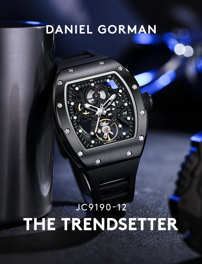 2026 Skeleton Automatic Multifunction Casual Clock Mechanical Watch OEM Customized Logo Men's Various Style