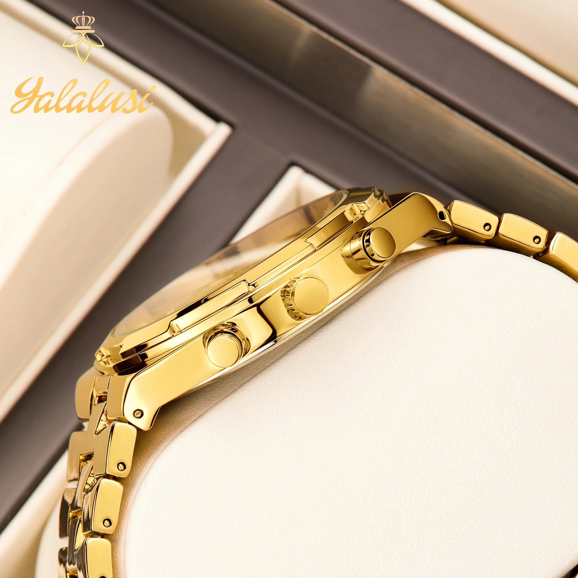YaLaLuSi Unisex Waterproof Quartz Watches: Luxury Couple Watches, Fashionable Bracelet Watches, Gift Ideas Reloj Mujer